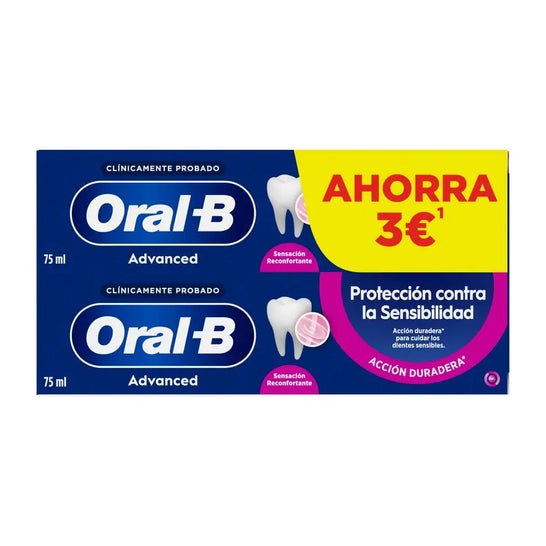 Oral-B Dentífrico Advanced Protección Contra la Sensibilidad 2x75ml