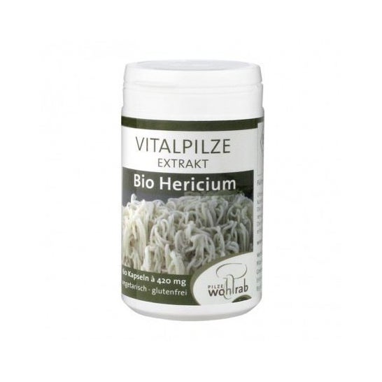 Pilze Wolhrab Melena de León Hericium Bio 60caps