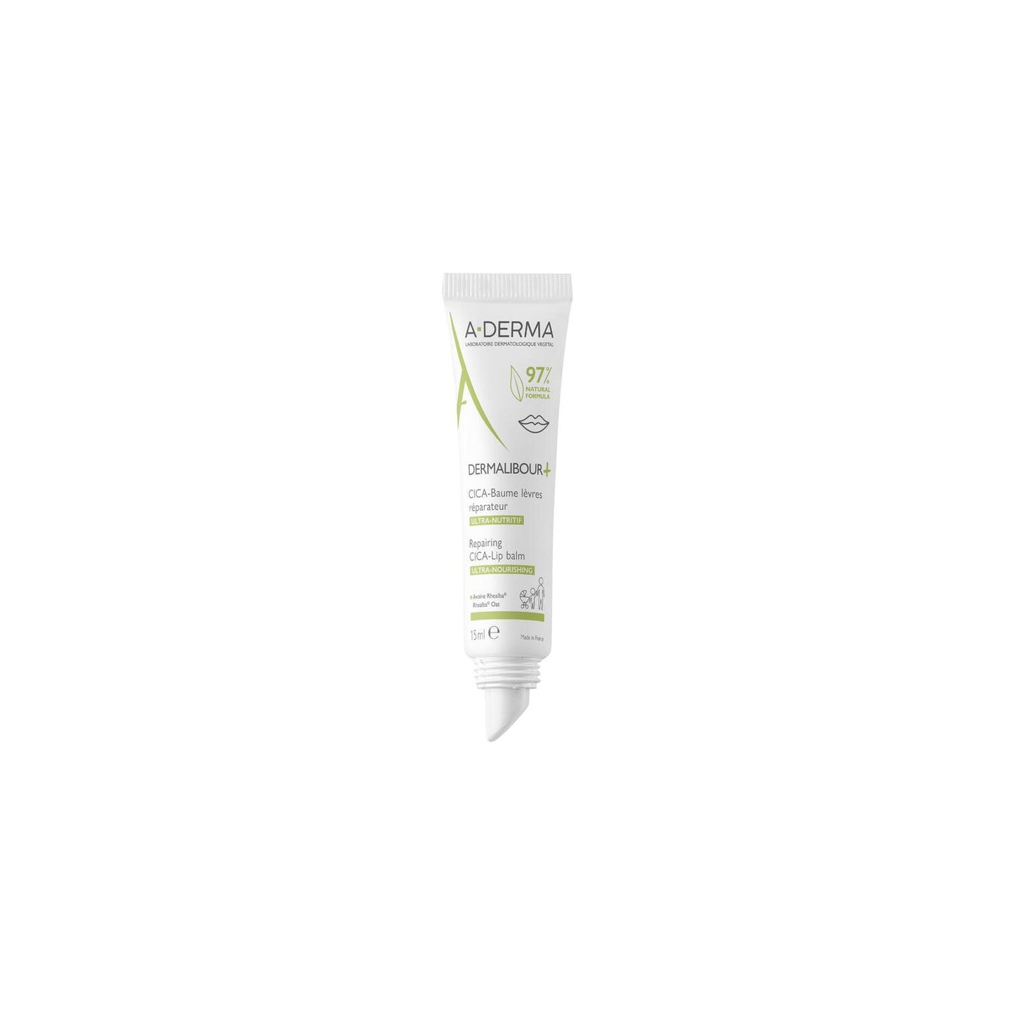 A-Derma Dermalibour+ CICA Bálsamo Labial Reparador 15ml