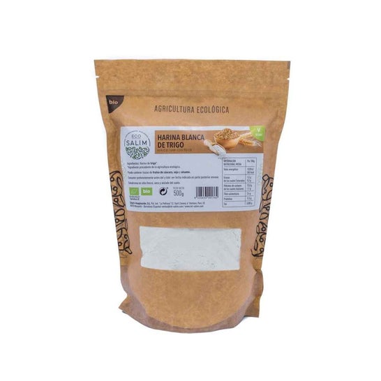 Eco-Salim Harina Blanca de Trigo Bio Eco Vegan 500 g