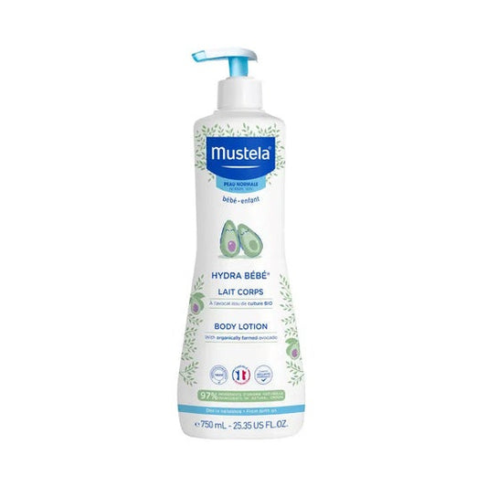 Mustela Hydra Bebé Leche Corporal con Aguacate BIO 750ml