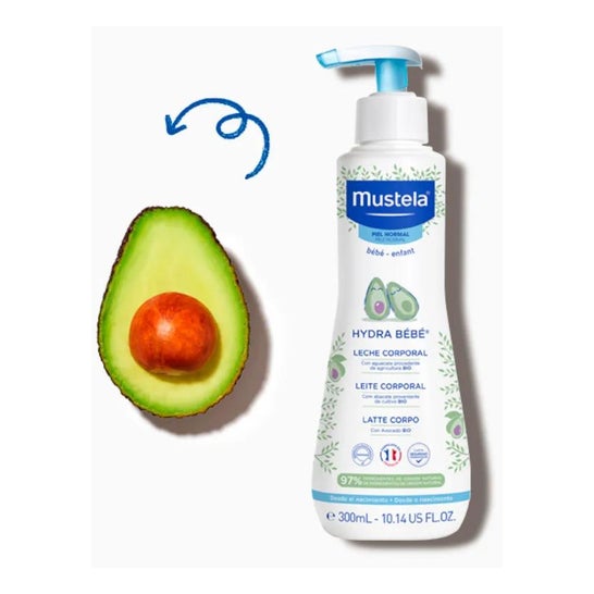 Mustela Hydra Bebé Leche Corporal con Aguacate BIO 750ml