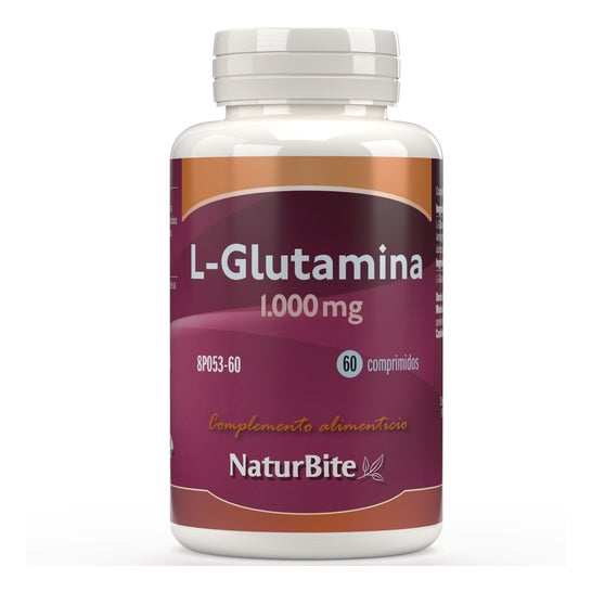 NaturBite L-Glutamina 1000 mg 60 tab