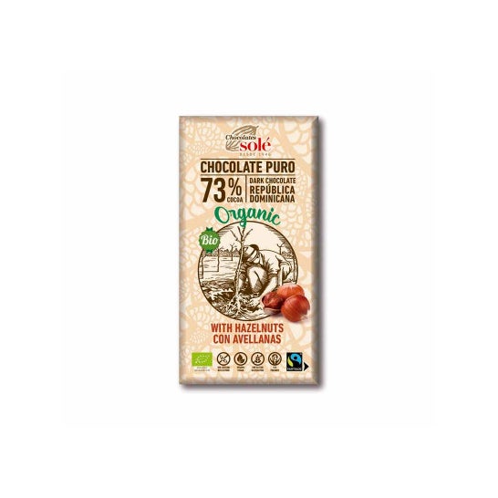 Chocolates Sole Chocolate Negro con Avellanas 73% 150g