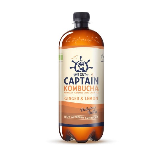 Captain Kombucha Jengibre Limón 1L