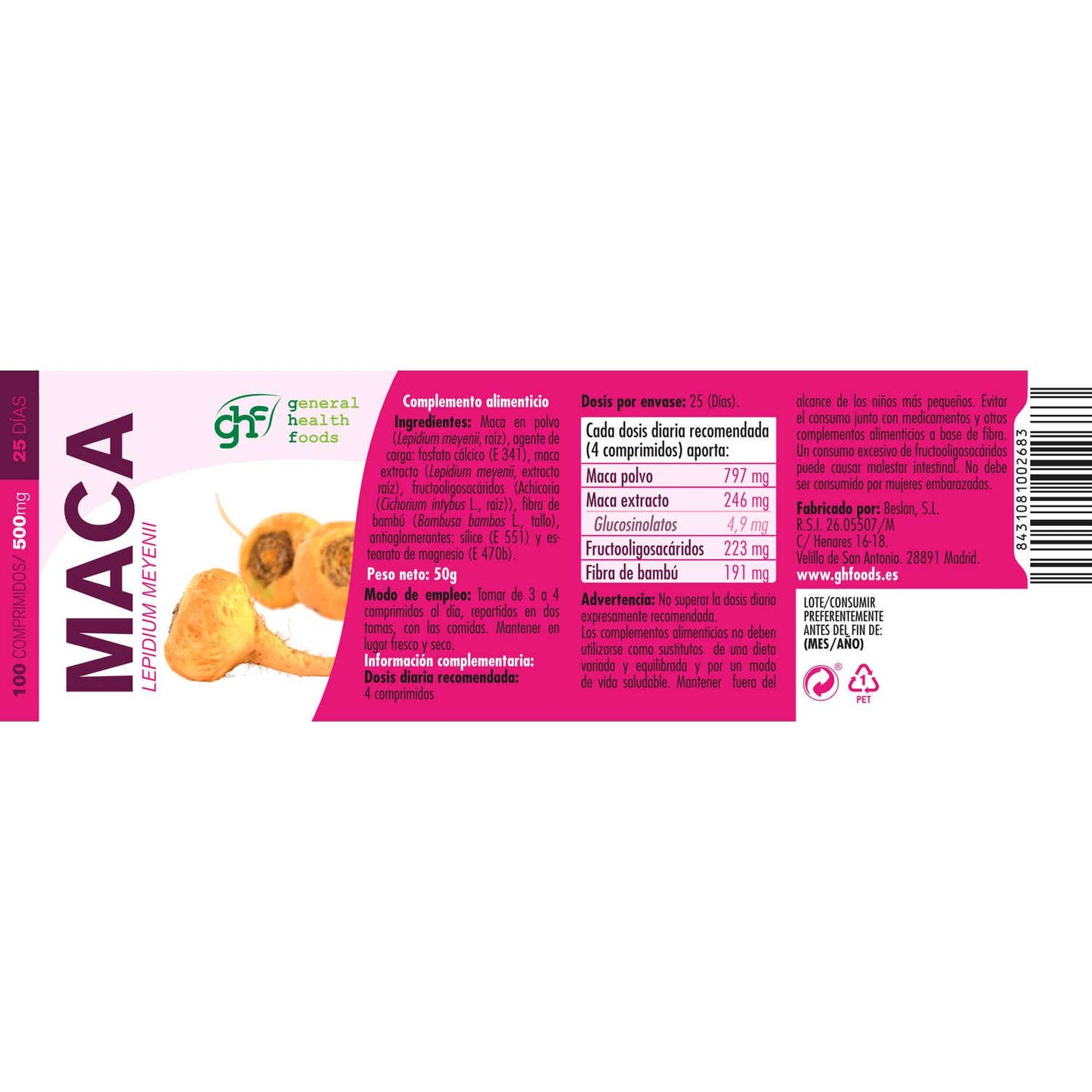 GHF Maca 100comp