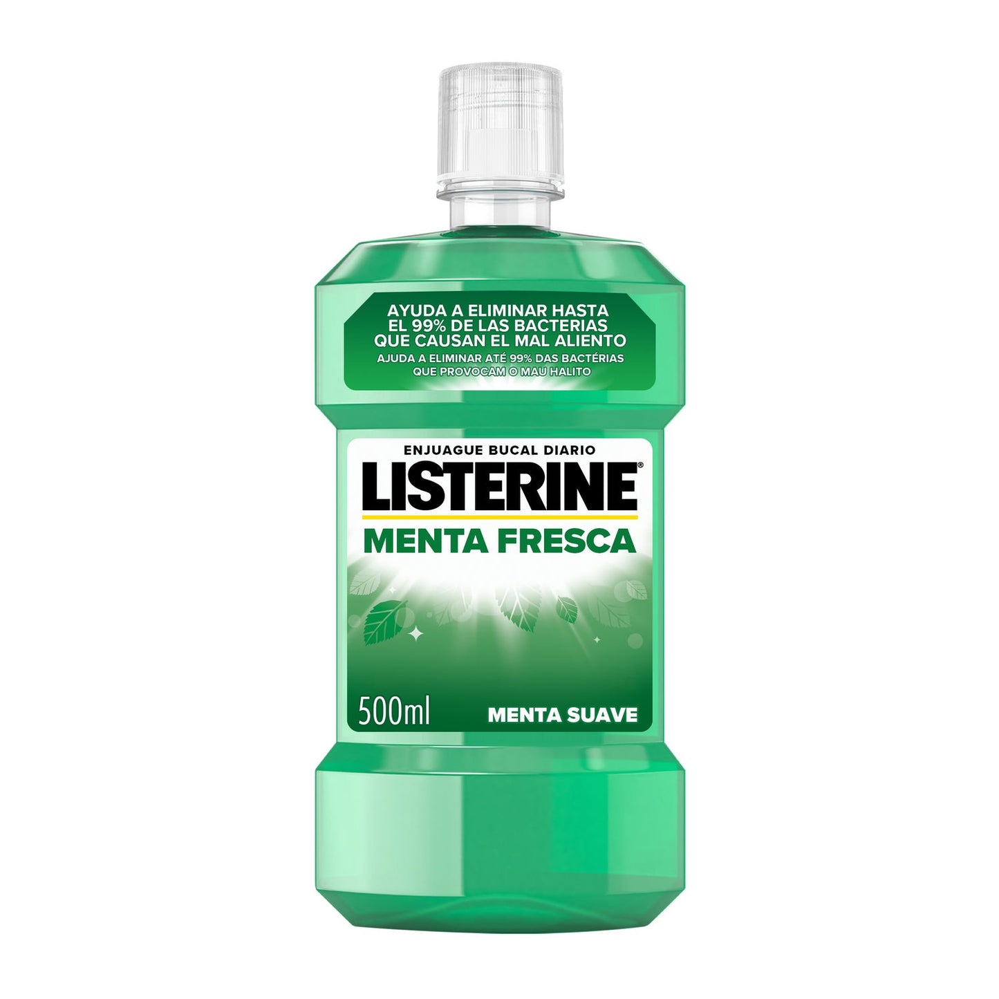 Listerine Enjuague Bucal Menta Fresca 500ml