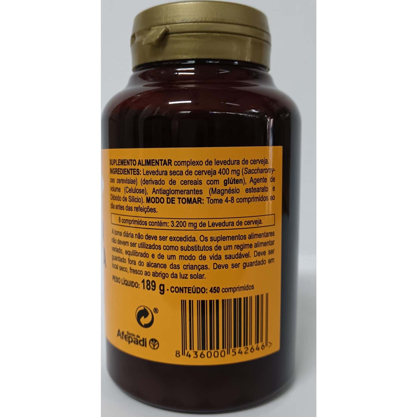 Levedura de Cerveja Integralia 450comp.