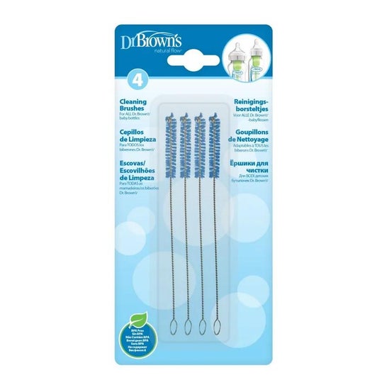 Dr. Brown`s cepillo limpieza biberón 4uds