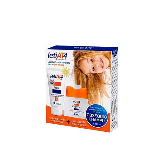 LetiAT4 crema emoliente 200ml + obsequio champú 100ml