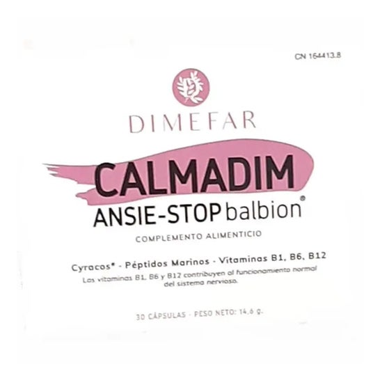 Dimefar Calmadim Ansie-Stop Balbion 30Cáps