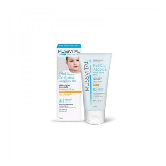 Mussvital Crema Facial Emoliente Piel Atópica SPF20 75ml