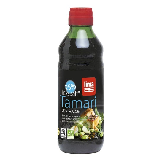 Lima Tamari 25% Menos Sal Bio 500ml