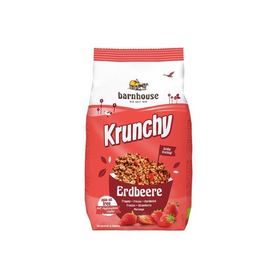 Barnhouse Krunchy con Fresas 375g