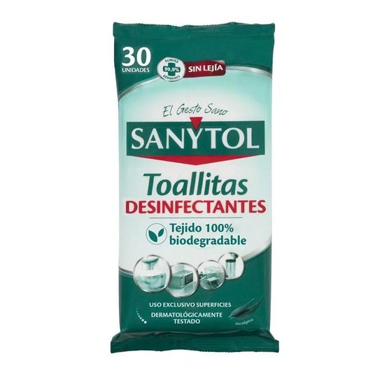 Sanytol Toallitas Desinfectantes 72 sobres