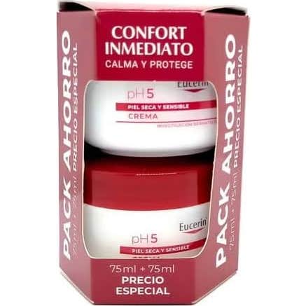 Eucerin Pack Crema PH5 Piel Seca y Sensible 2x75ml