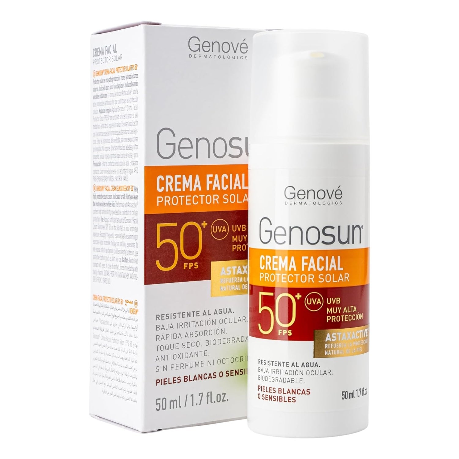 Genosun Crema Facial Protector Solar SPF50+ 50ml