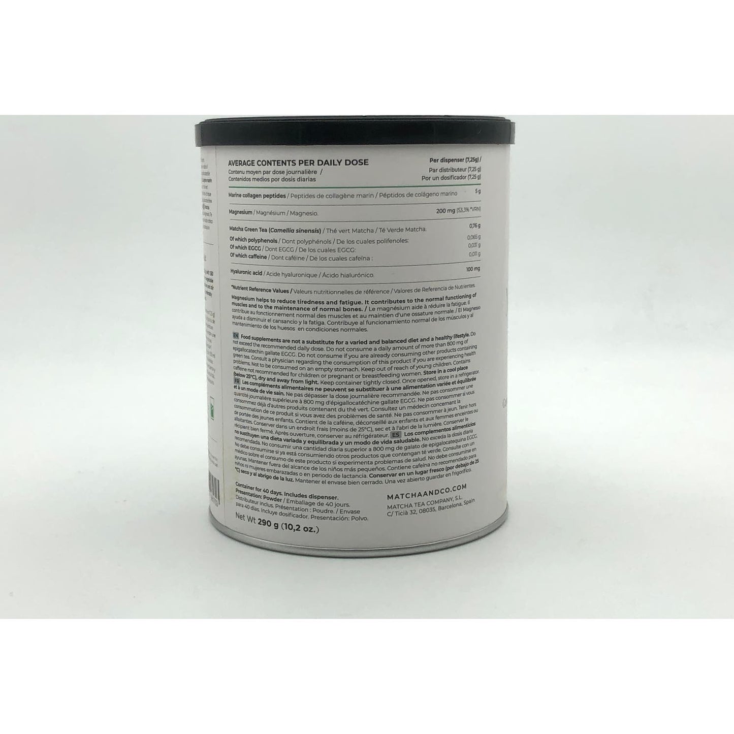 Matcha & Co Matcha Collagen Colágeno Marino Sabor Original 290g
