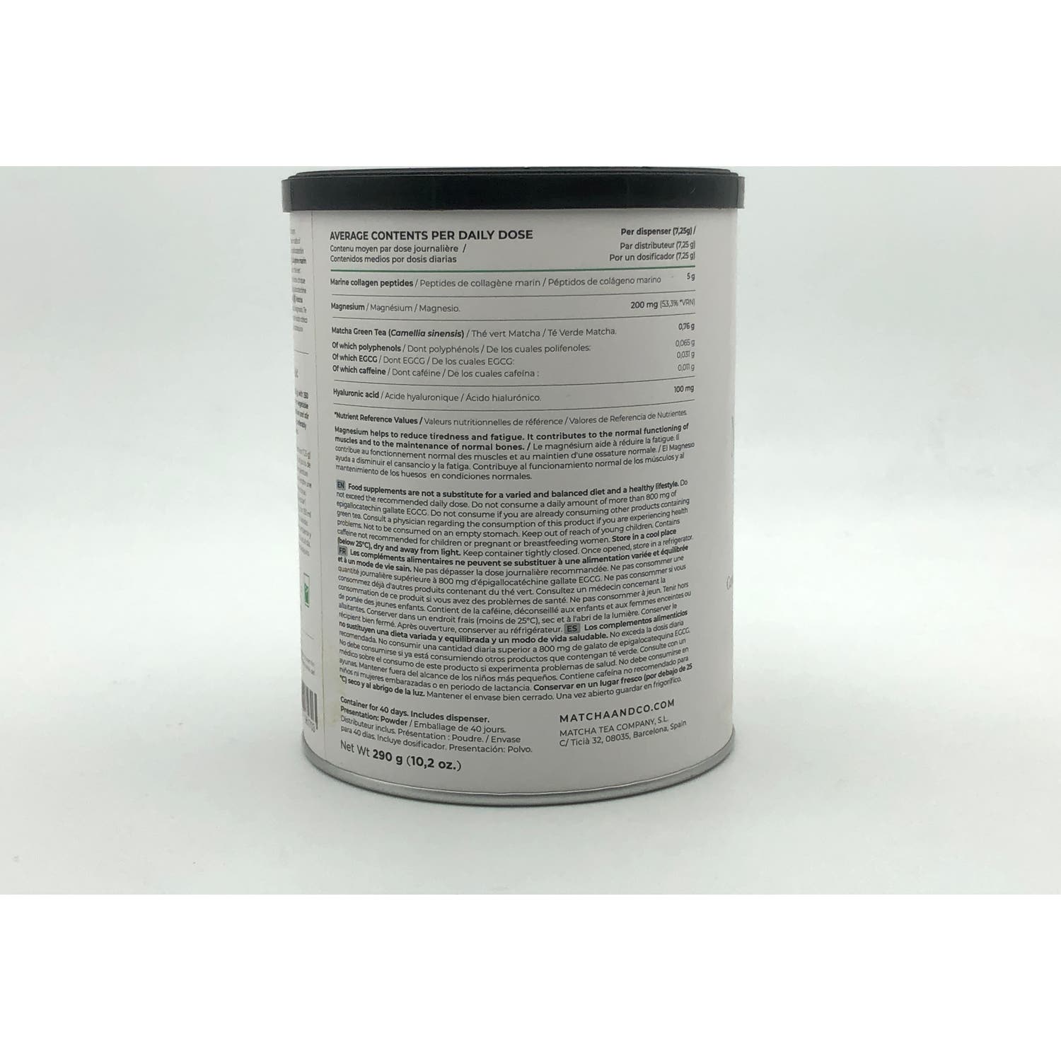 Matcha & Co Matcha Collagen Colágeno Marino Sabor Original 290g