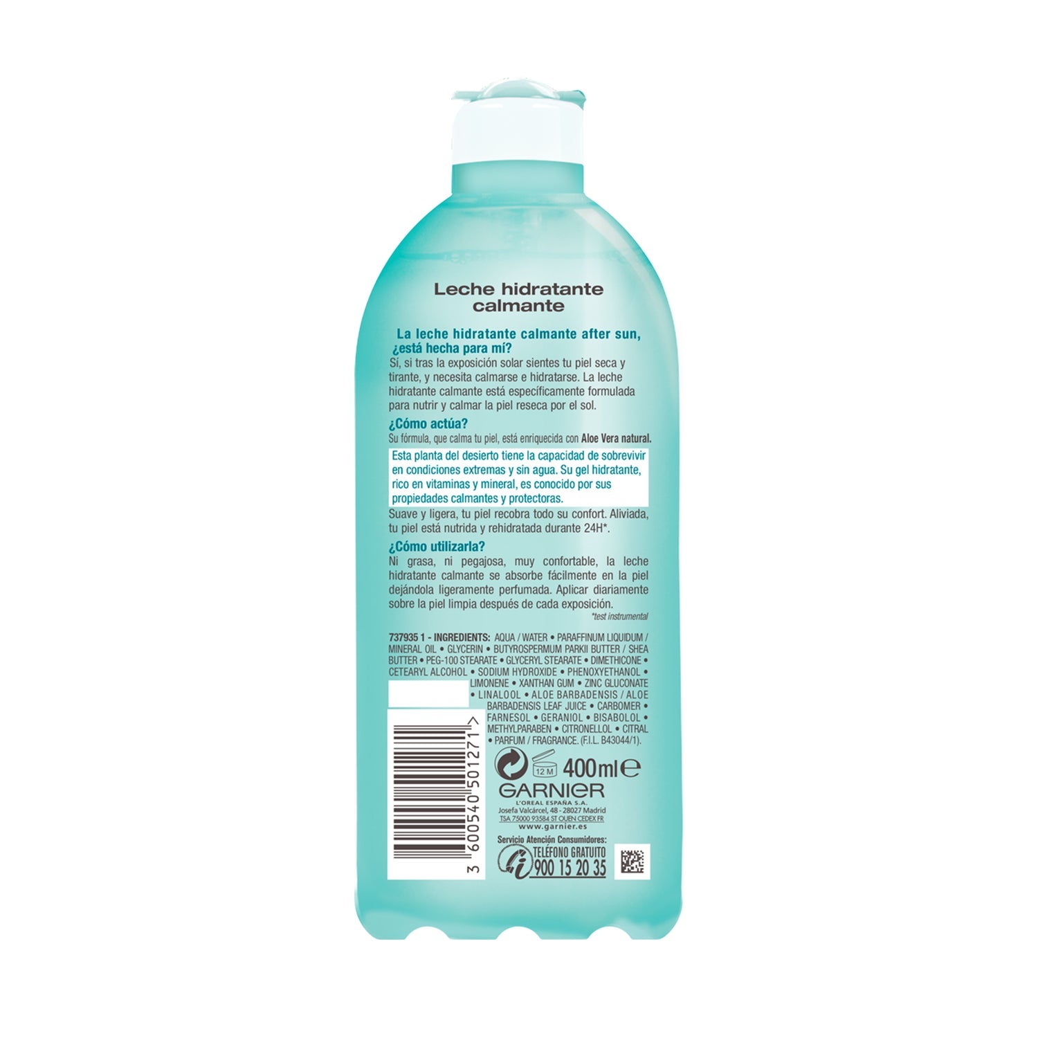 Garnier Delial After Sun Hidratante Aloe Vera 400ml