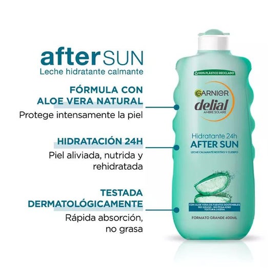 Garnier Delial After Sun Hidratante Aloe Vera 400ml