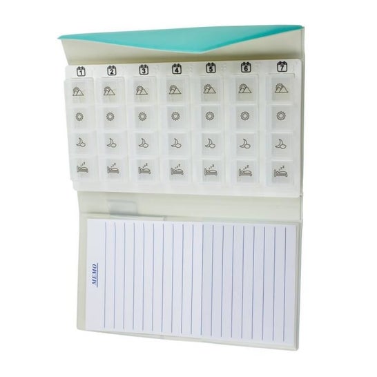 Mobiclinic Pastillero Semanal con Bloc de Notas 1ud