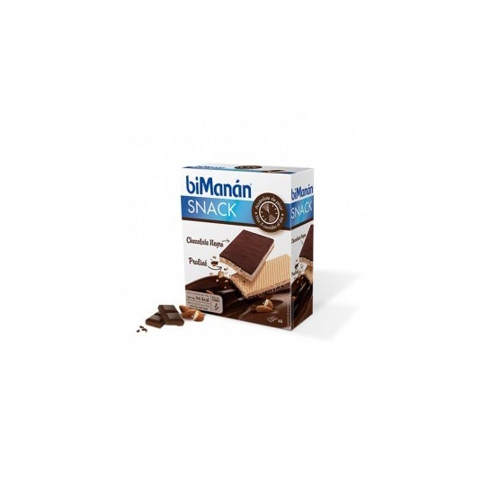 Bimanán® Snack Chocolate Negro Praline 6 uds