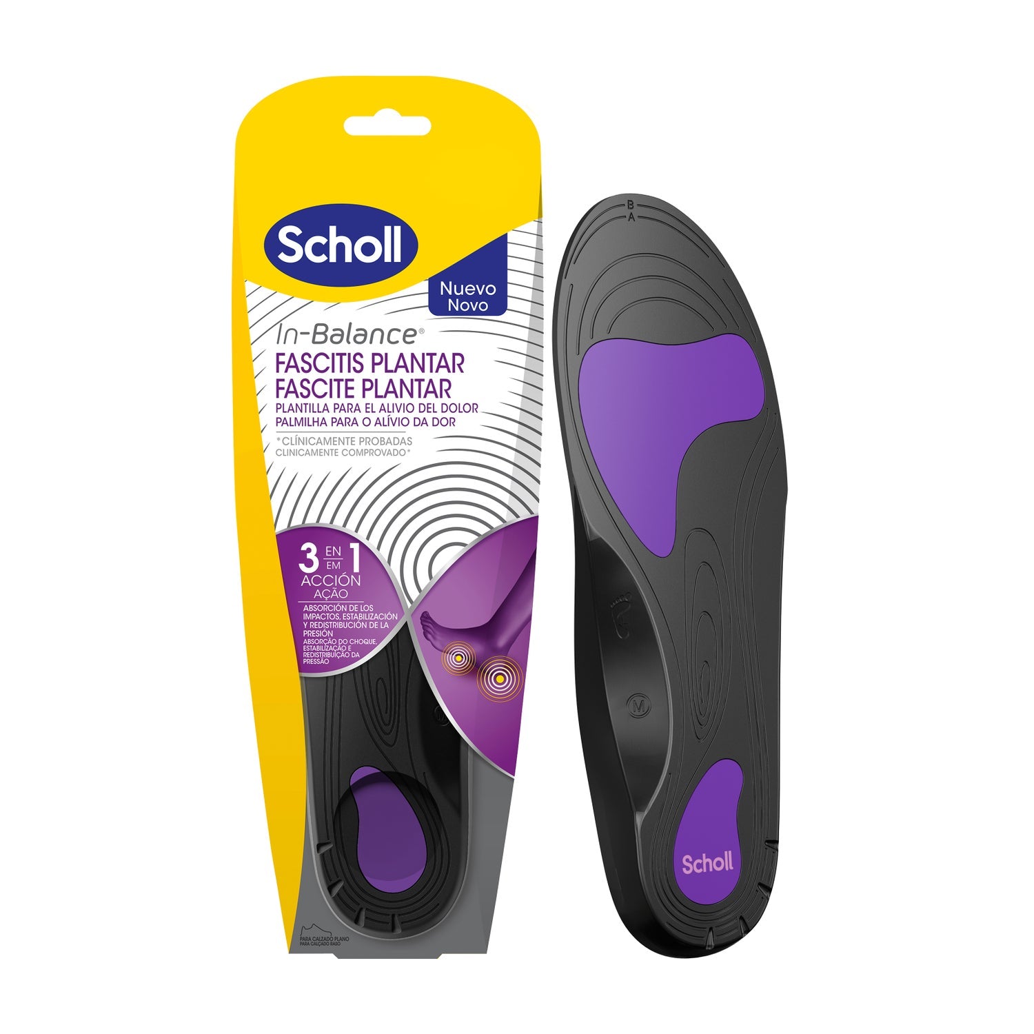 Scholl In-Balance Fascitis Plantar Talla S 1par