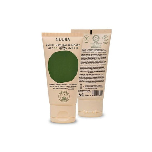 Nuura Crema Solar Facial SPF50 Color 50ml
