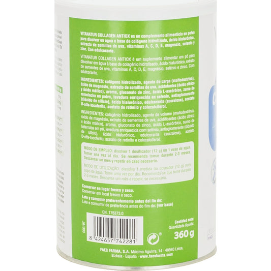 Vitanatur Collagen Antiox Nutrición Articular 360g
