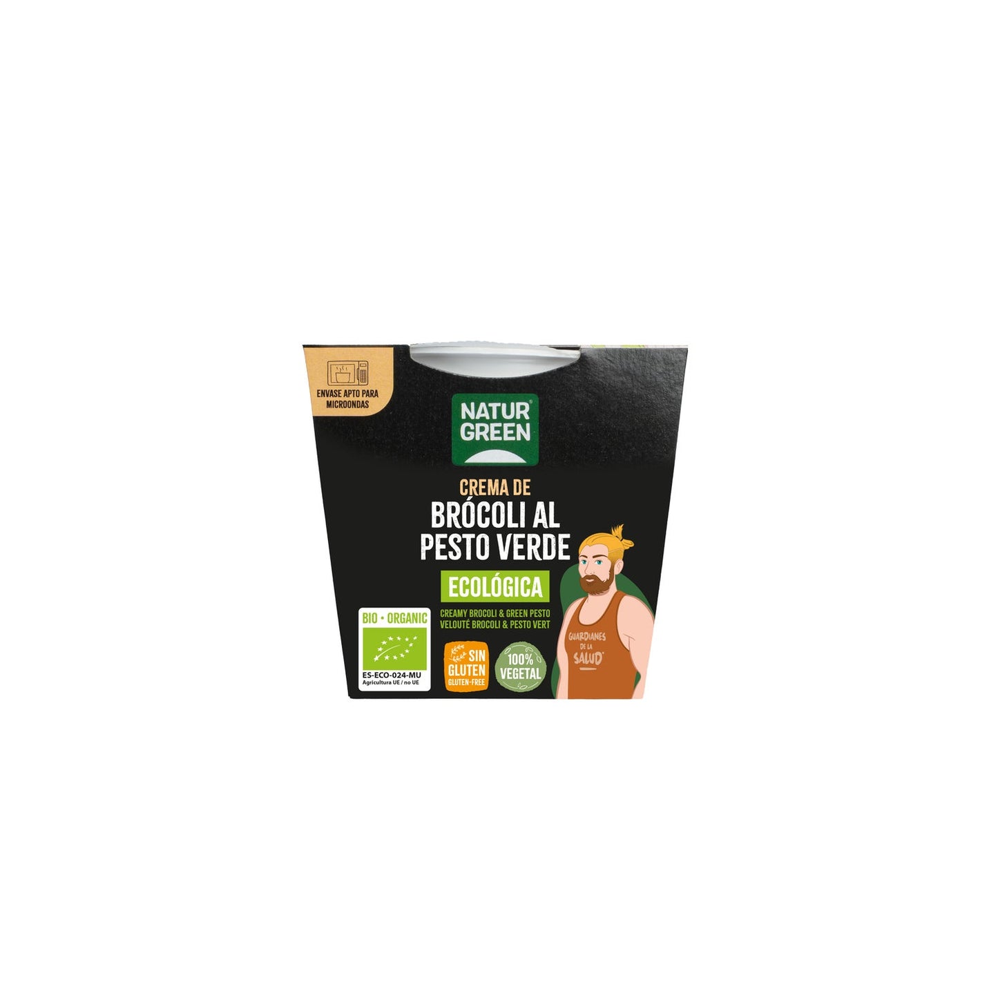 Naturgreen Crema Ecológica De Brócoli Al Pesto Verde 310g