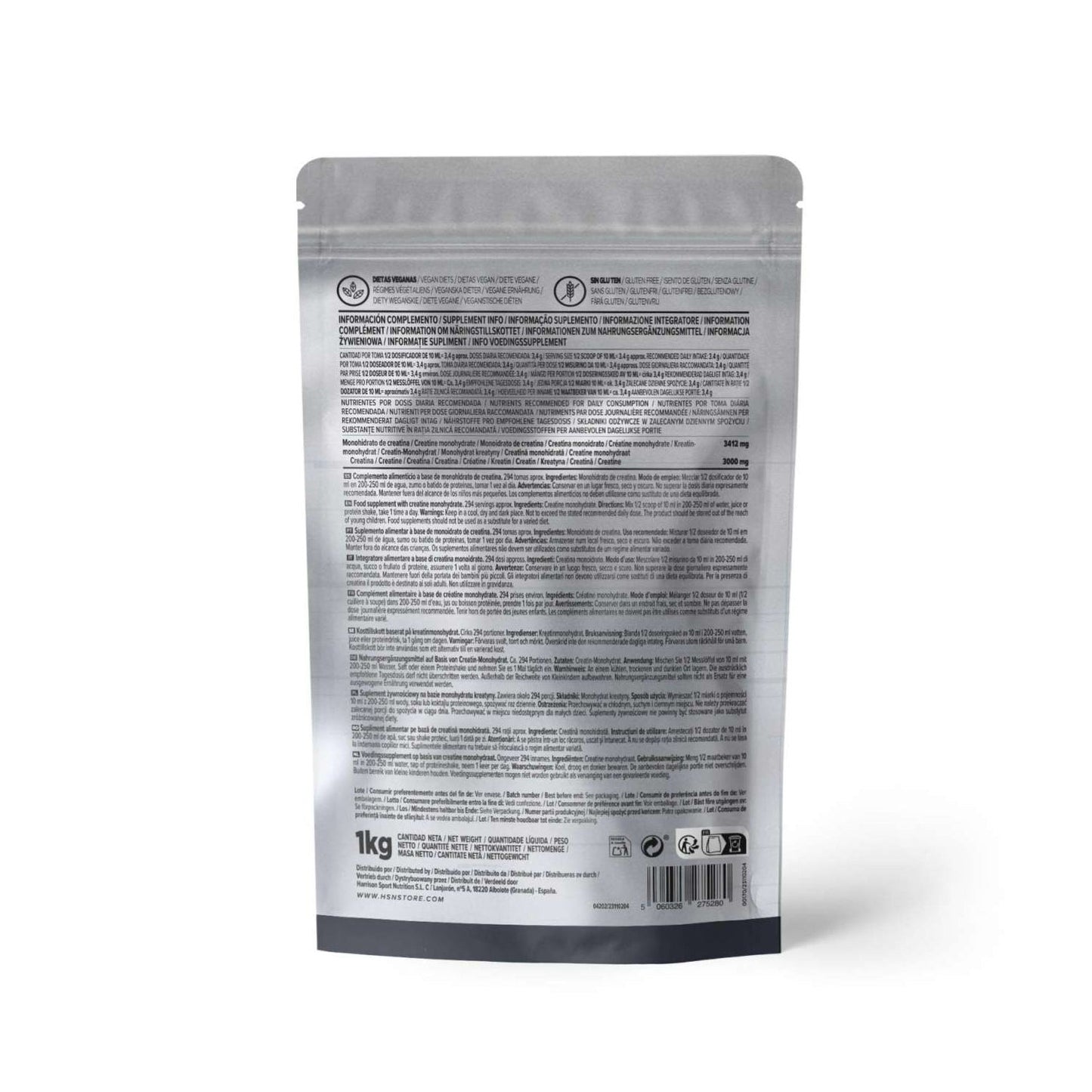 HSN Creatina Monohidrato en Polvo 1kg