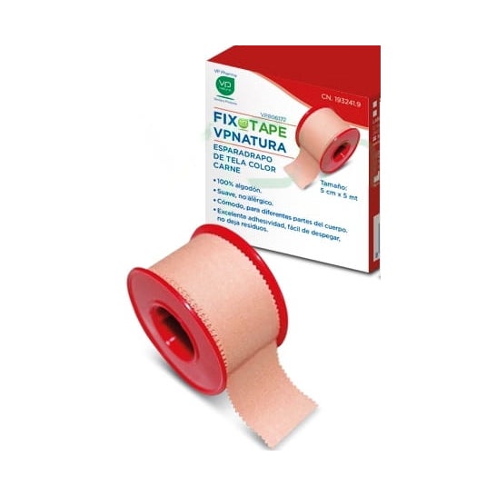 Vp Natura Fixotape Esparadrapo De Tela 5cmx5m 1ud