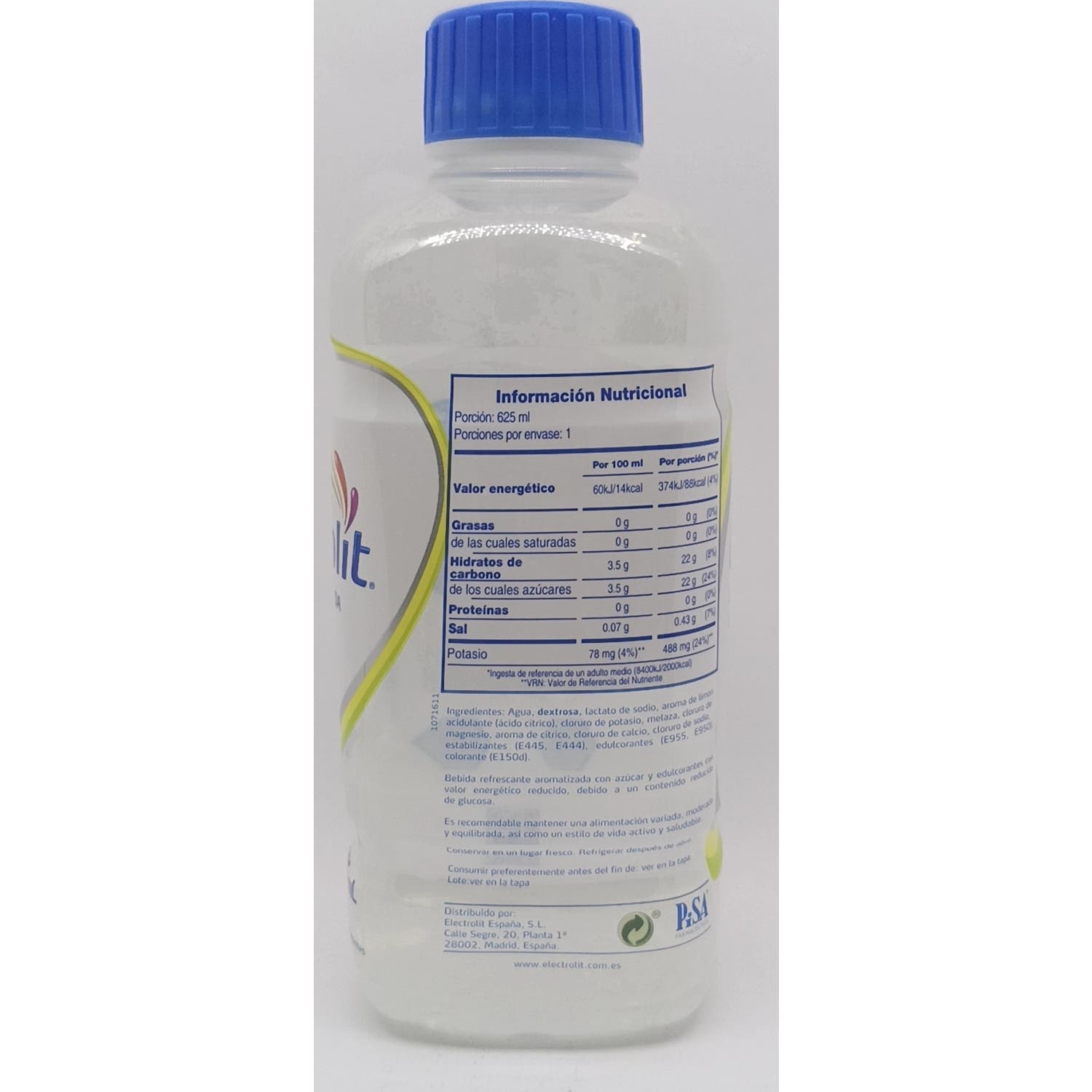 Electrolit Bebida Electrolítica Lima Limón 625ml