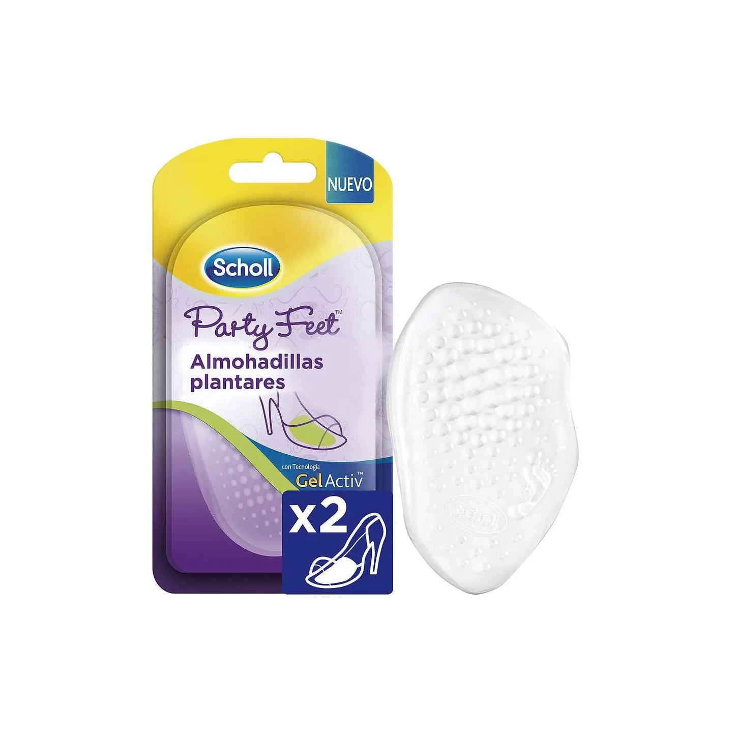 Scholl Party Feet Gel Activ Almohadillas Plantares 1par