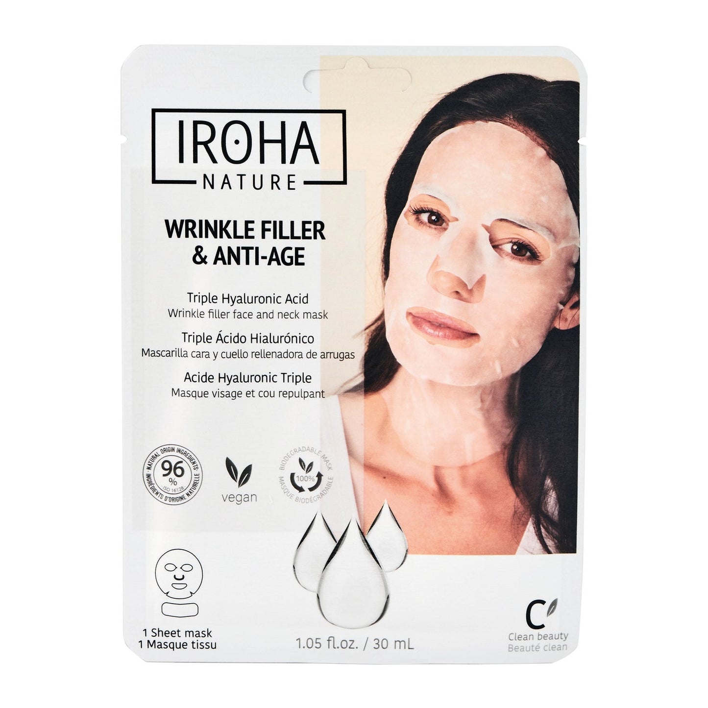 Iroha Nature Mascarilla Wrinkle Filler & Anti-Age 20ml