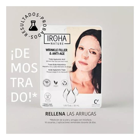 Iroha Nature Mascarilla Wrinkle Filler & Anti-Age 20ml