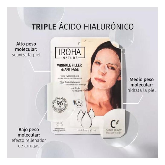 Iroha Nature Mascarilla Wrinkle Filler & Anti-Age 20ml