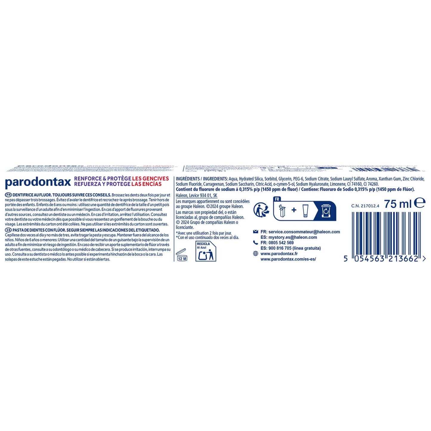 Parodontax Refuerza y Protege las Encías 75ml