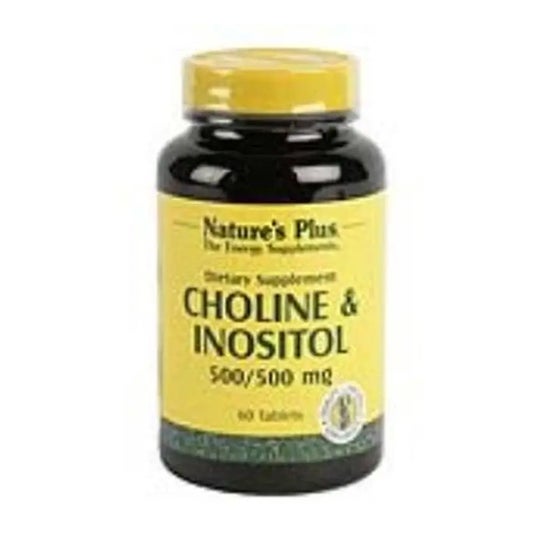 NaturesPlus Colina & Inositol 500 mg 60 comp