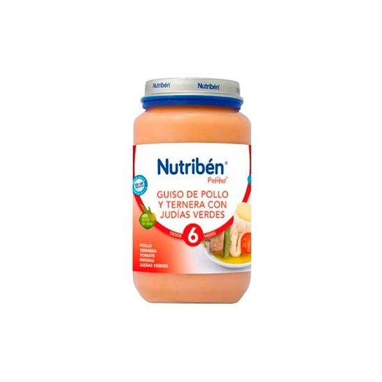 Nutribén® guiso de pollo y ternera judías verdes 250 g