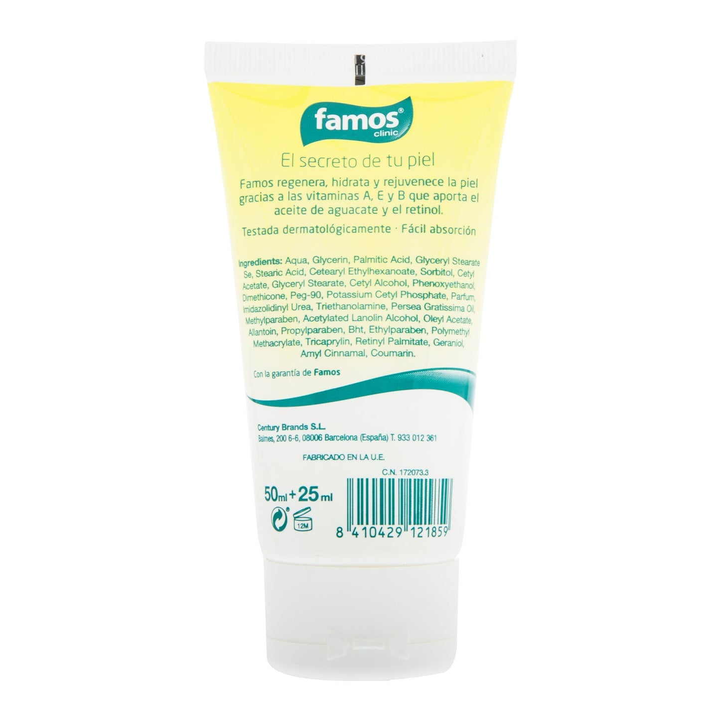 Famos Crema Manos Regeneradora Aceite de Aguacate 75ml