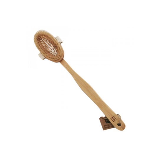 NaturaBio Cepillo Baño Espalda Bambú 1ud