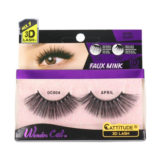 Ebin New York Wonder Cat Cattitude 3 D Lash April 1 par