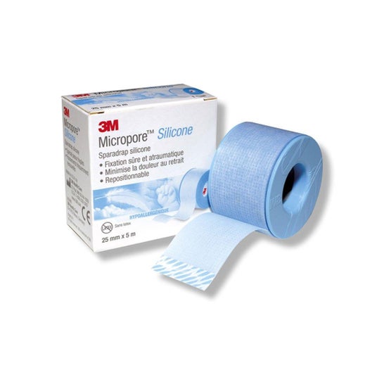 3M Silicona microporosa Sparadrap 2.5cmx5m