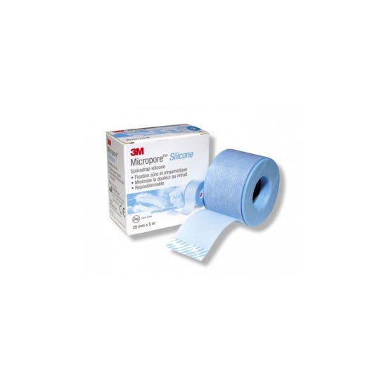 3M Silicona microporosa Sparadrap 2.5cmx5m