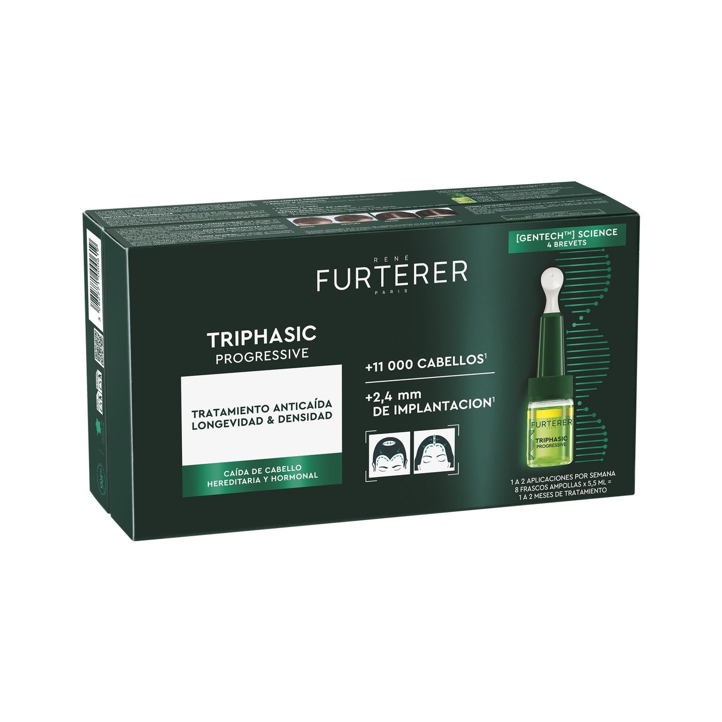 René Furterer Triphasic Progressive Tratamiento Anticaída Progresiva 8x5,5ml