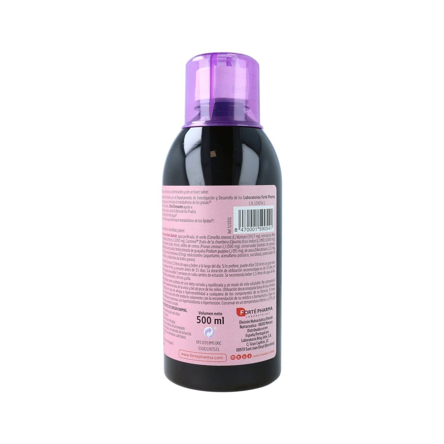 Forté Pharma Slim Drenante Frambuesa 500ml