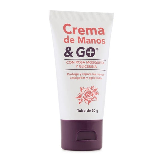 & Go Crema Manos Rosa Mosqueta 50g
