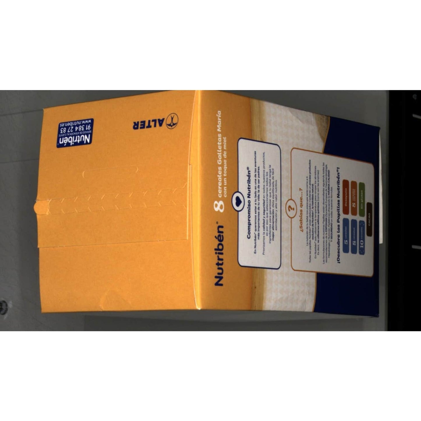 Nutribén® 8 cereales con miel y galletas 600g